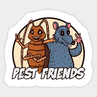 Pest Friends Sticker